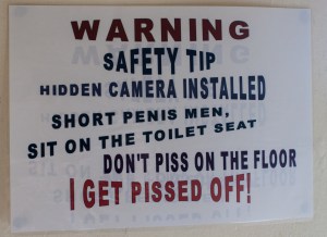 Strait talking Bar Owner at Pub Paradise. A genuinely great venue for a children's party (so long as they cant read!) 