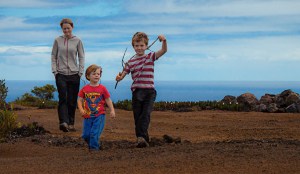 Charlie happy that our fist walk has been cancelled!