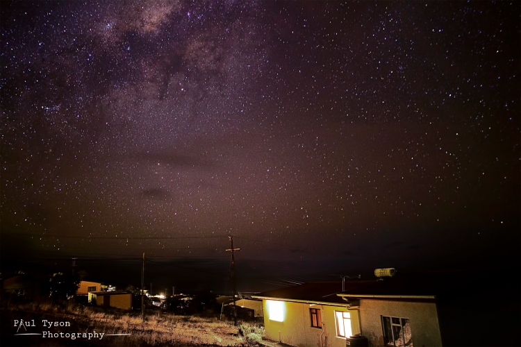 Night sky at Half Tree Hollow St Helena