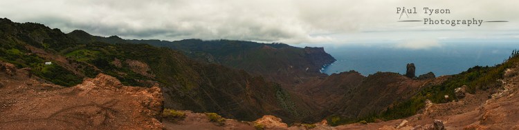 Lots wife and Sandy Bay Panorama from the Start of the Southwest Point walk.