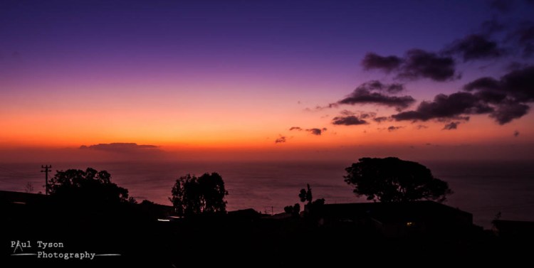 Sunset St Helena Island